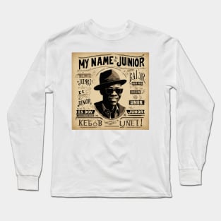 Blues Harmony: Keb Mo's 'My Name is Junior' Art Tribute Long Sleeve T-Shirt